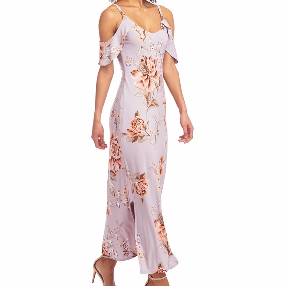 Rachel Roy Off-The-Shoulder Floral Maxi Dress - Picture 1 of 2